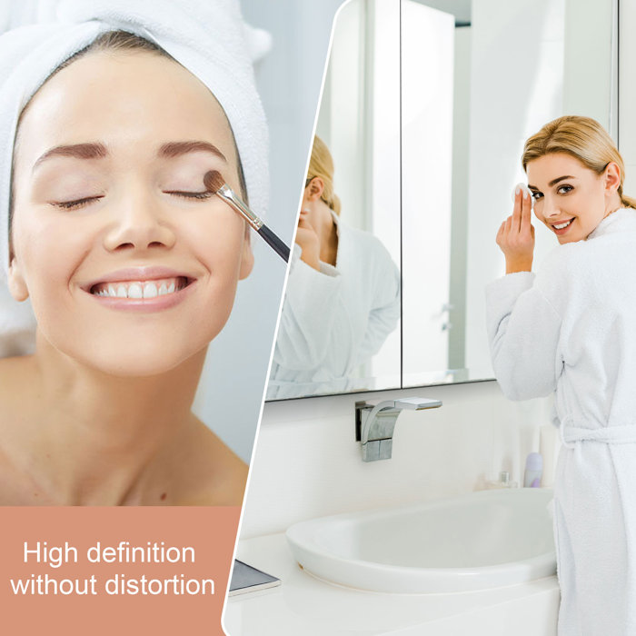 Hokku Designs Jylon W 36'' H Surface Framed Medicine with Mirror and 12 Shelves Wayfair